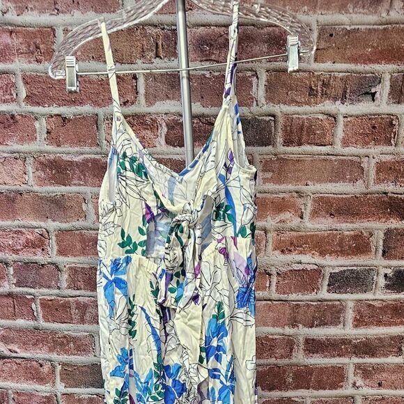 Women's ISABEL Maternity Tie Back Woven Maxi Dress XXL - Picture 5 of 6